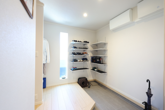 Gさん宅の土間収納/注文住宅実例