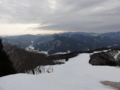 [ゲレンデ][花見山]山頂からホワイトロングコース方向