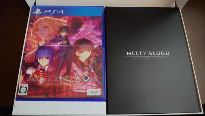 MELTY BLOOD: TYPE LUMINAが届いたよ - 坂本のブログ