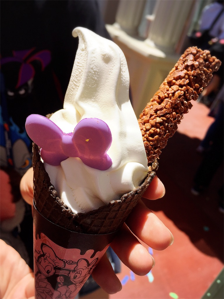 ディズニー コットンキャンディチュロス チョコクランチアイスまとめ さつきのご飯備忘録