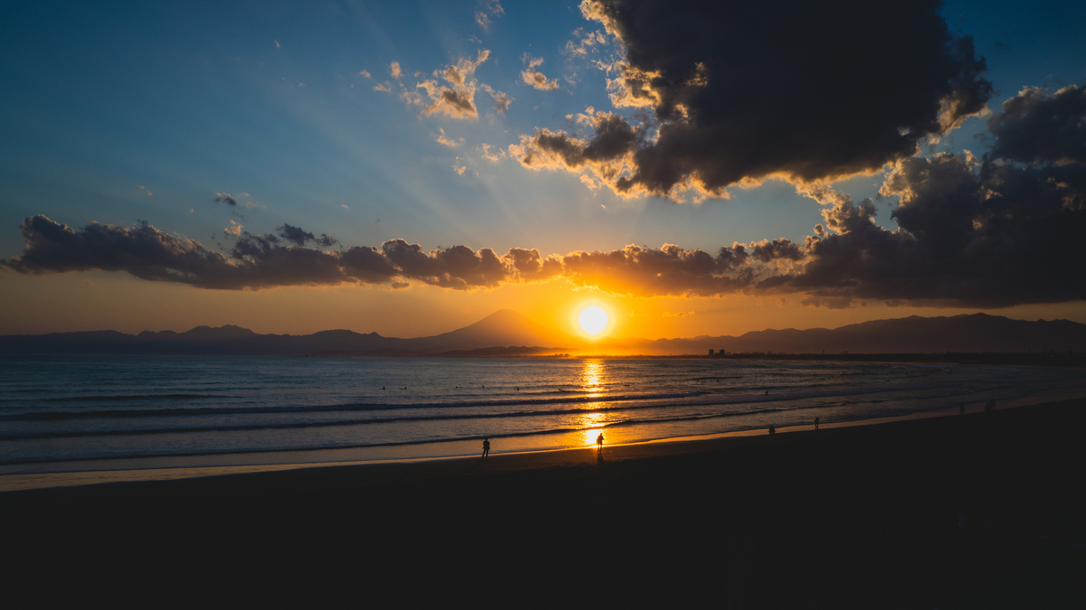 夕暮れ