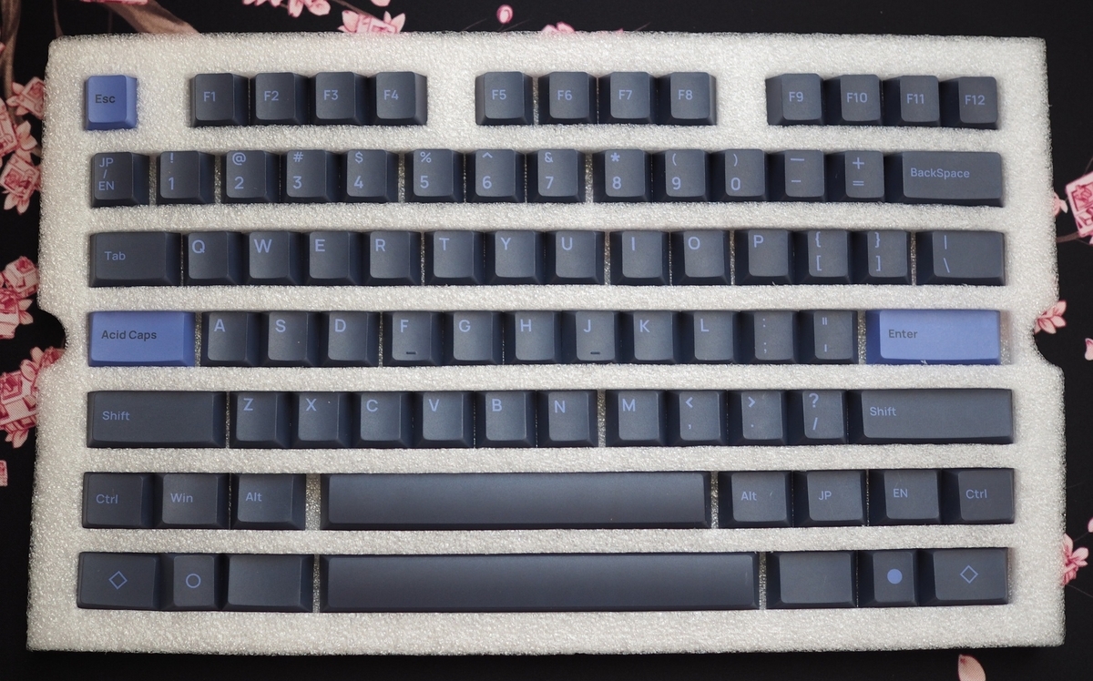 Acid Caps」の新色紹介と商品ページの整理をするよ！ - 自作キーボード