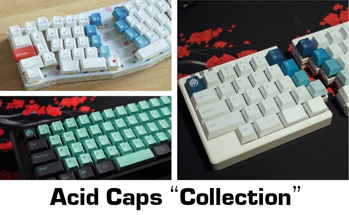 Acid Caps」の新色紹介と商品ページの整理をするよ！ - 自作