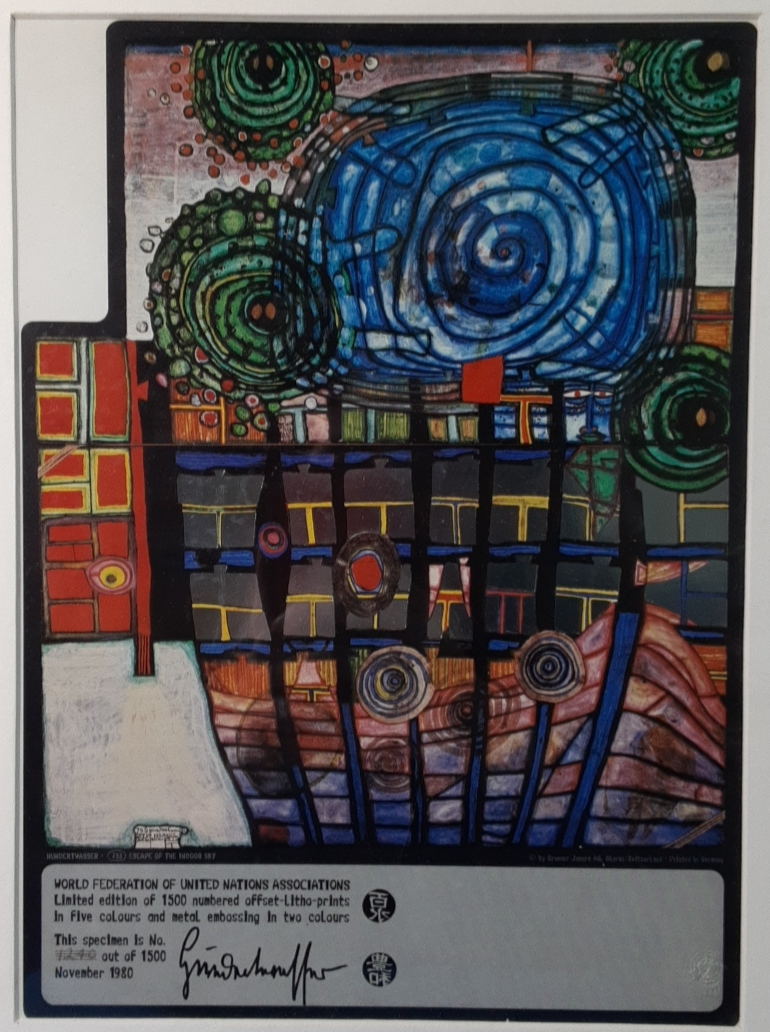 HUNDERTWASSER 1928 - 2000　フンデルトヴァッサー フンデルトヴァッサー：Escape of the indoor sky - Salon de J