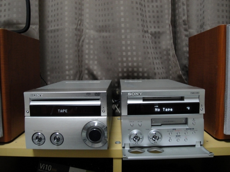 CMT-SE3のジャンク品を購入、友人にMDS-SE9を譲って貰い