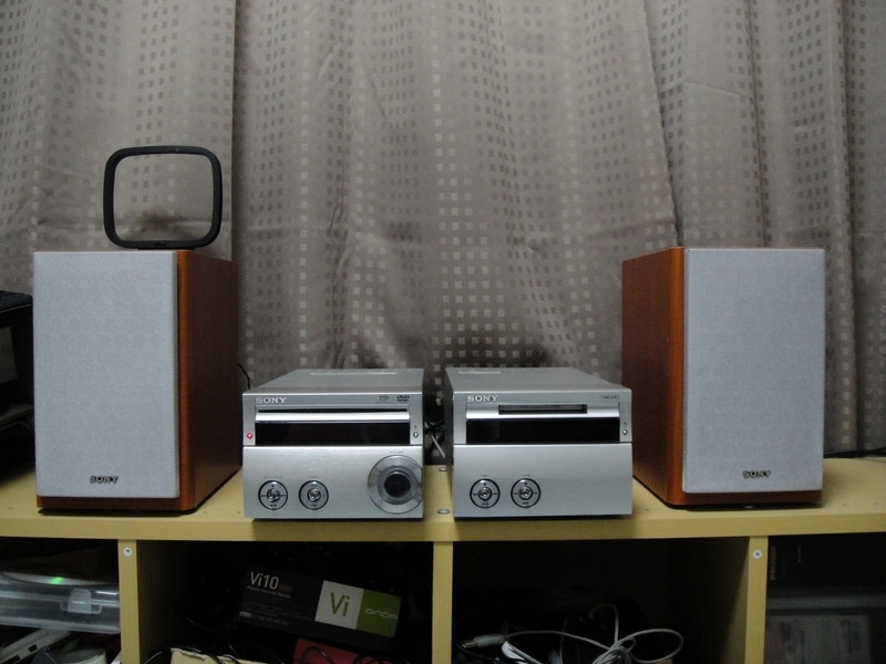 CMT-SE3のジャンク品を購入、友人にMDS-SE9を譲って貰い