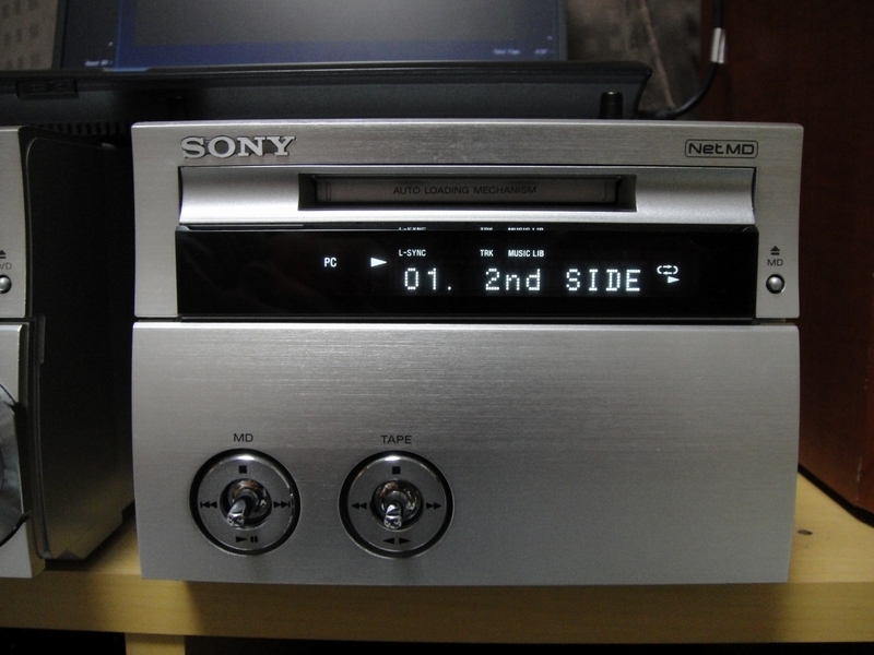 CMT-SE3のジャンク品を購入、友人にMDS-SE9を譲って貰い