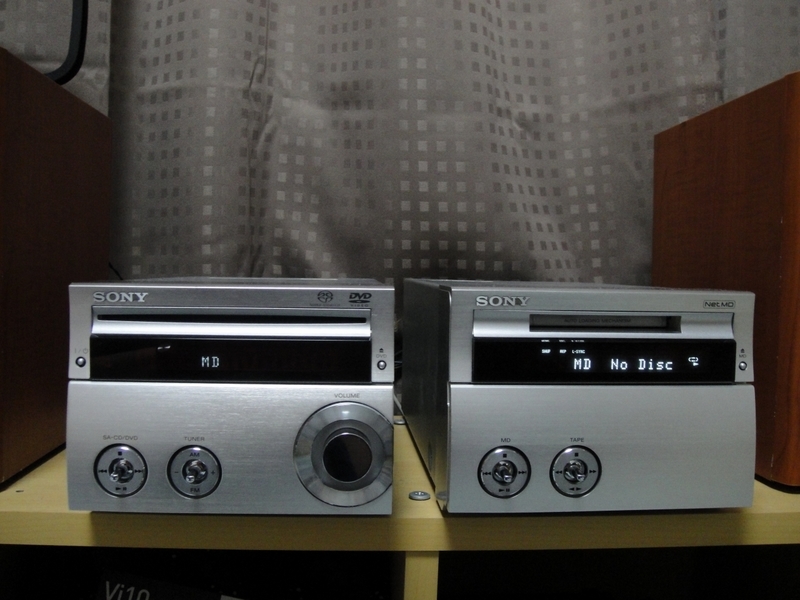 CMT-SE3のジャンク品を購入、友人にMDS-SE9を譲って貰い