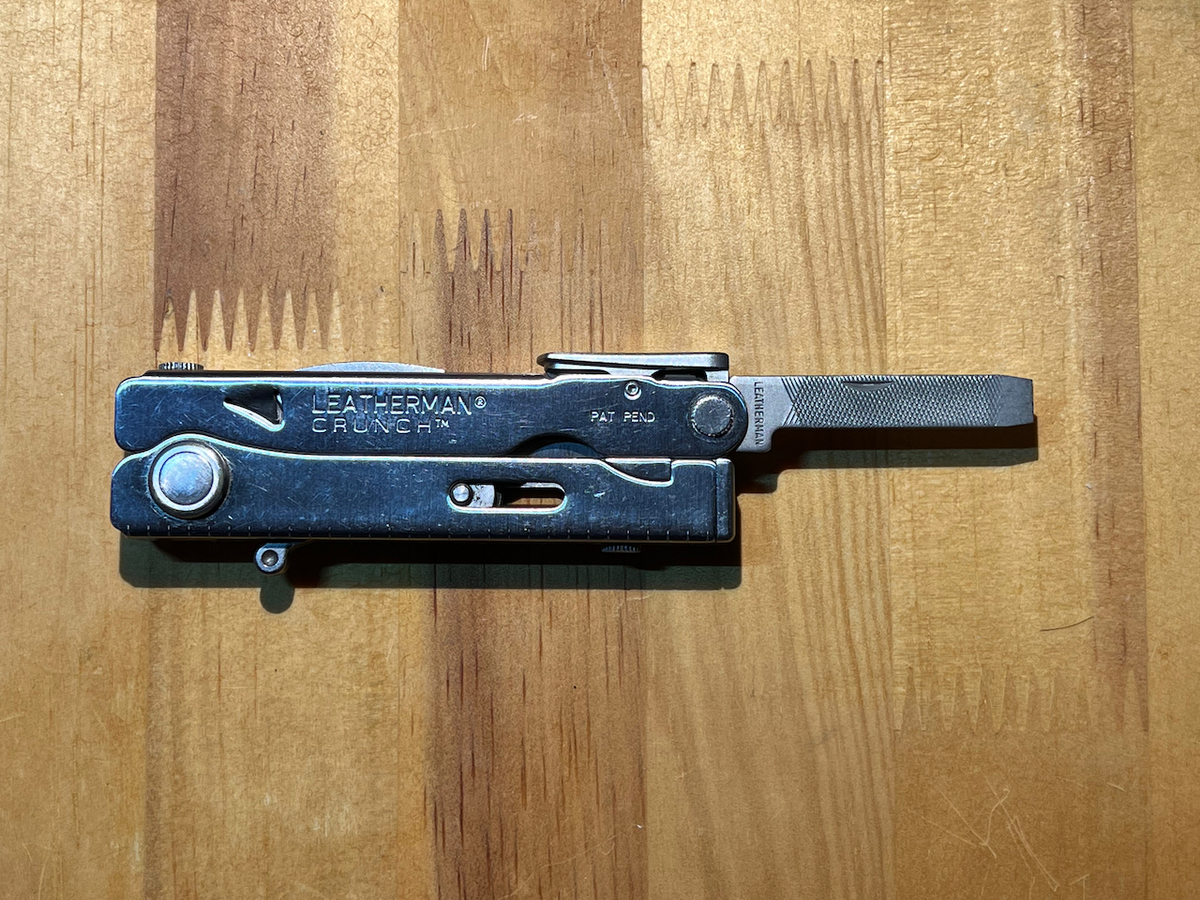 レザーマン クランチ 廃盤になった名作Leatherman Crunch