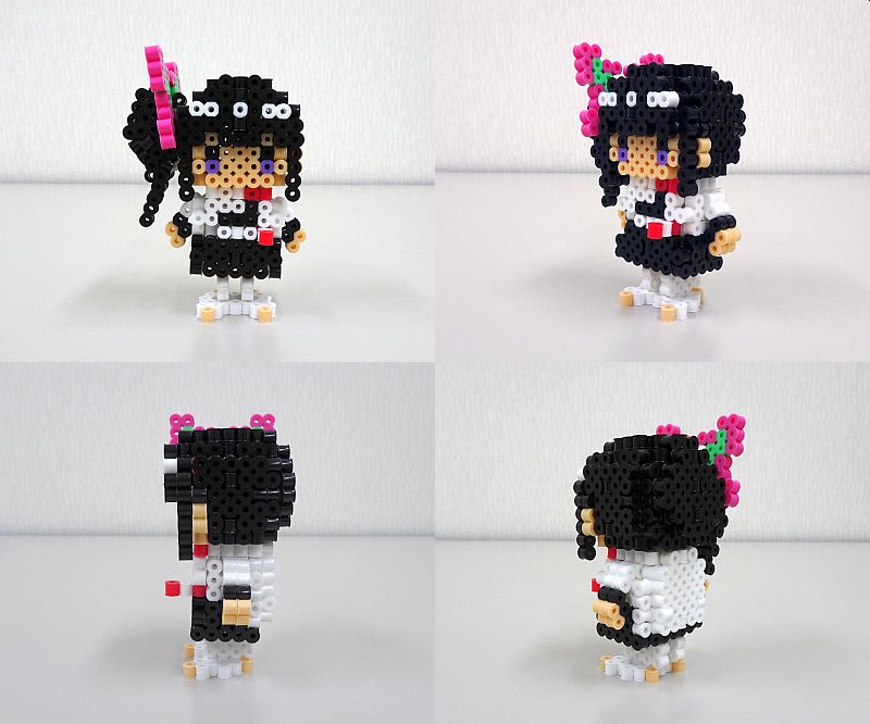 アイロンビーズ3d 鬼滅の刃より 栗花落 カナヲ つゆり かなを たこやき の いろいろちまちま 作りましたー アイロンビーズ3d 鬼滅の刃より 栗花落 カナヲ つゆり かなを たこやき の いろいろちまちま 作りましたー