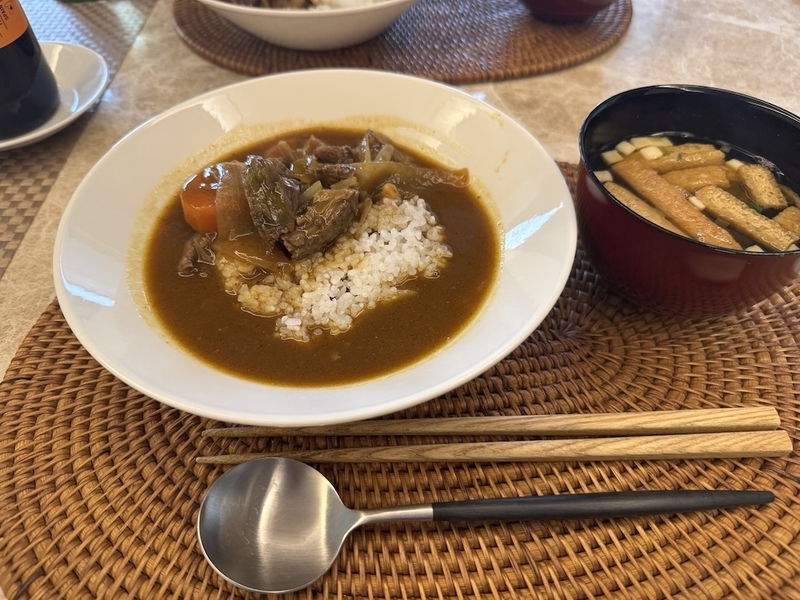 METROで購入したオッソブーコを使って作ったカレー