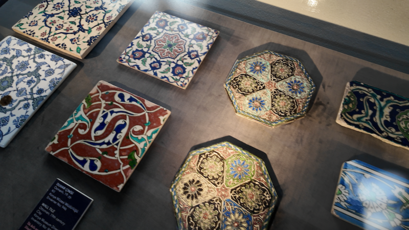 カラタイ神学校（タイル博物館）に展示されたタイル