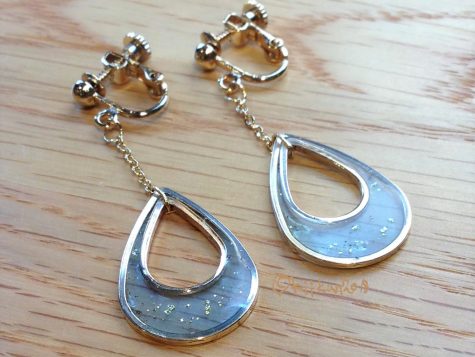 初めてのハンドメイド、100均だけでイヤリング完成