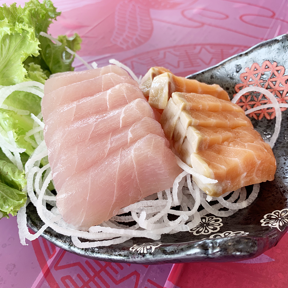 烏石港で食べた刺身