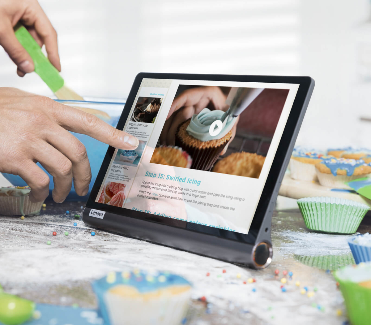 新品未開封 lenovoタブレット10.1インチ smart yoga tab スマートディスプレイにもなるAndroidタブレット「Yoga Smart