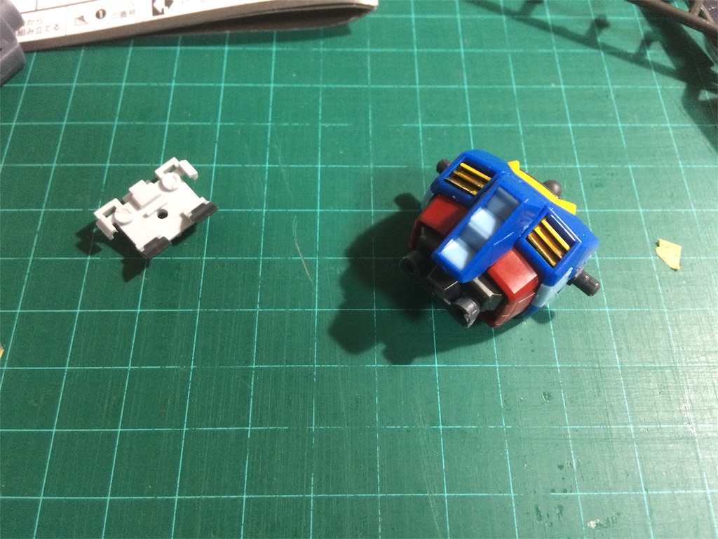 いつの間にかできあがってしまったガンダム上半身 いつの間にかできあがってしまったガンダム上半身