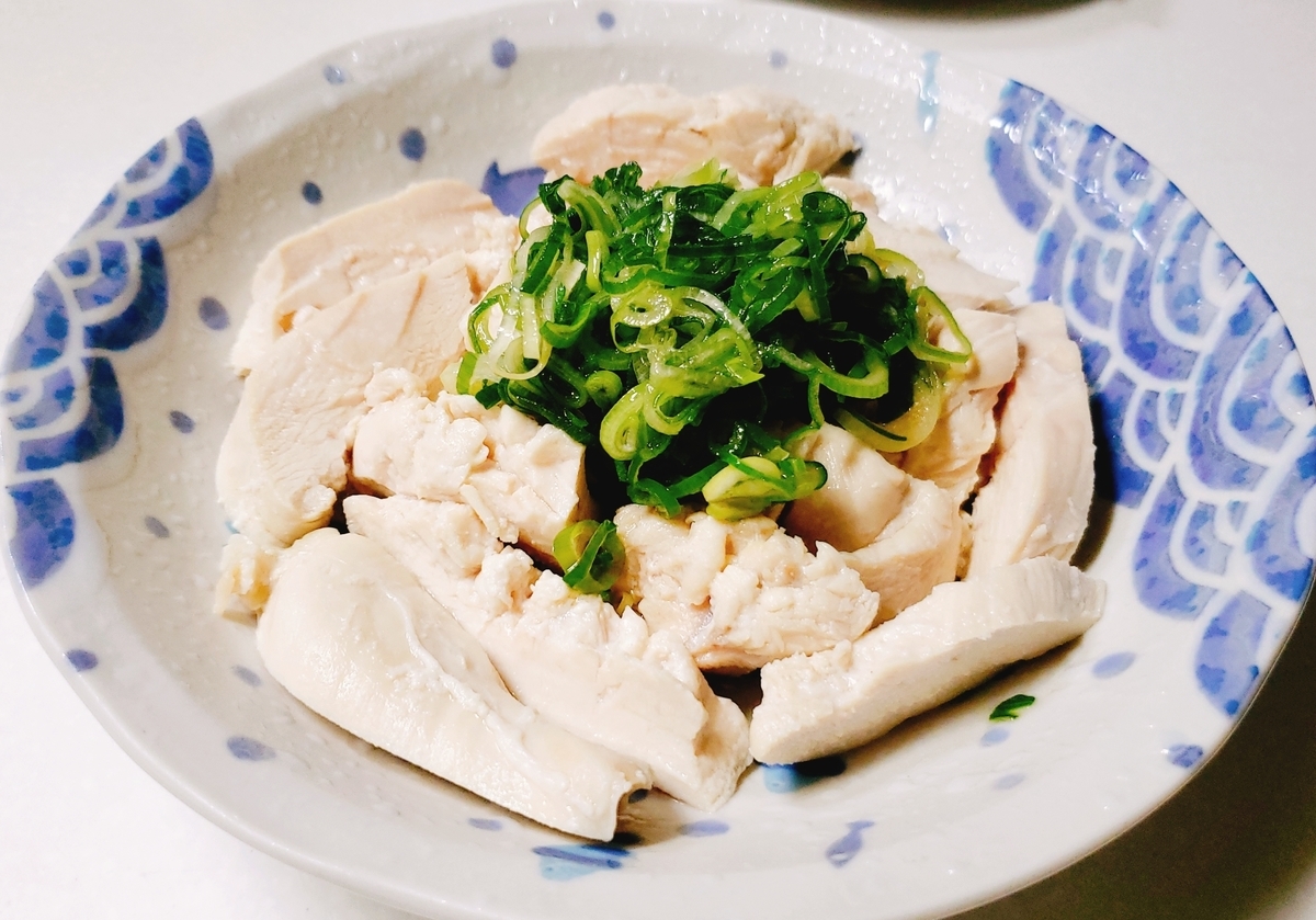 本日の逸品 サラダチキンwithネギ塩ダレ お父さんを応援するブログ みーとそーすの日記
