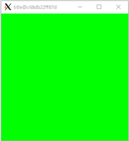 コンテナから飛んできたウィンドウ