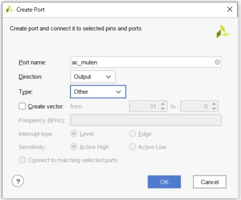 図8:「ac_muten」ポートの設定