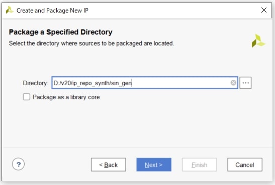 図5:IPのフォルダを選択
