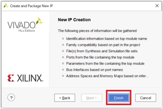 図7:「Finish」をクリックする