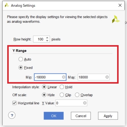 図27:「Analog Setting」の画面