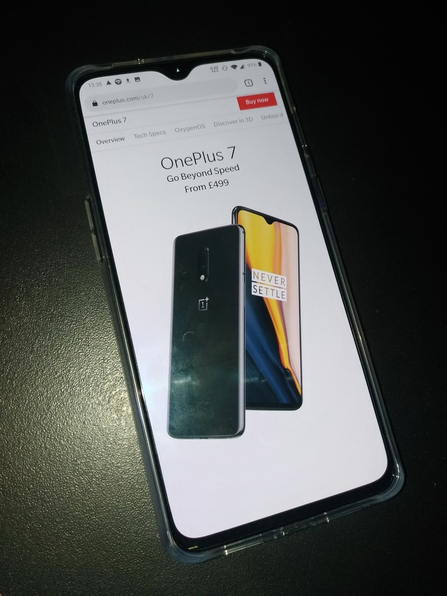 OnePlus 7 無印 OnePlus 7 無印/Standardを購入しました。 - 凸凹研究所