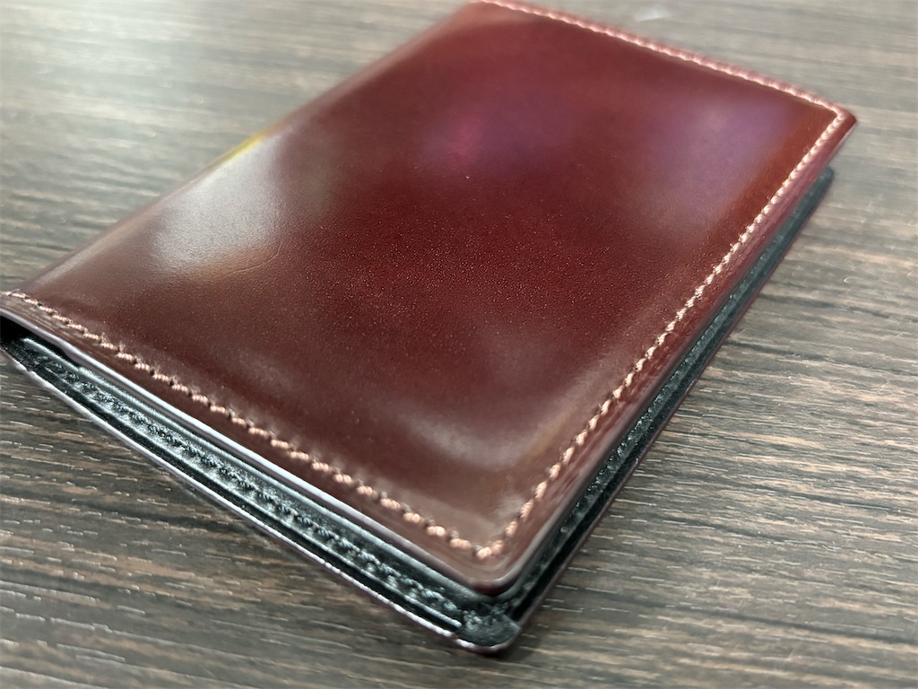 【未使用品】SOMES SADDLE ソメスサドル コードバン 名刺入れ 12260676.jpg