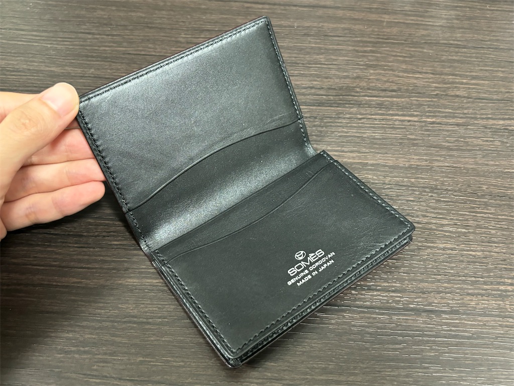 未使用品　SOMES SADDLE  コードバン 名刺入れ　ディアマン ソメスネットショップ / ディアマン 名刺入れ DM-07