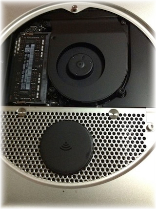 Mac mini (Late 2012) MD388J/Aの内部