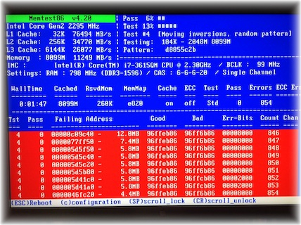 JM1600KSH-8GがMemtestでエラー