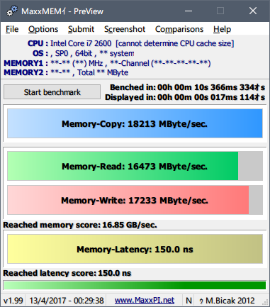 Core i7 2600 MaxxMEM