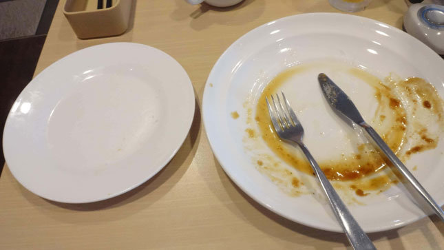 ガスト　日替わりランチ 完食