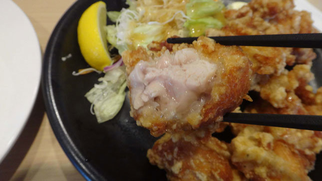 外のカリカリ感と中のジューシーさ
