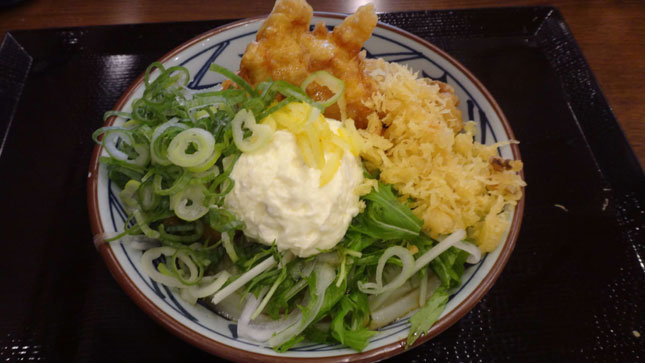タル鶏天ぶっかけ
