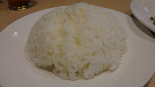 ライス大盛り 無料