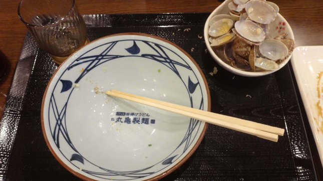 丸亀製麺 あさりうどん