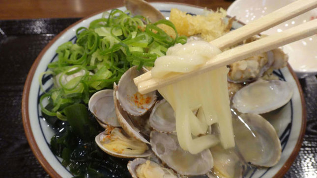 丸亀製麺 あさりうどん