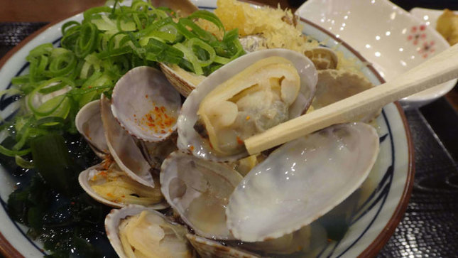 丸亀製麺 あさりうどん