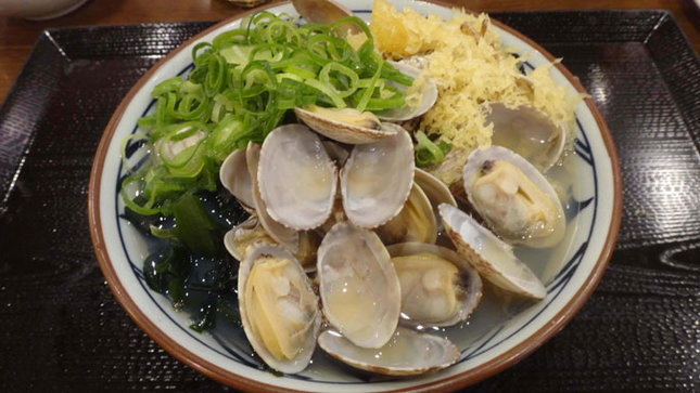丸亀製麺 あさりうどん