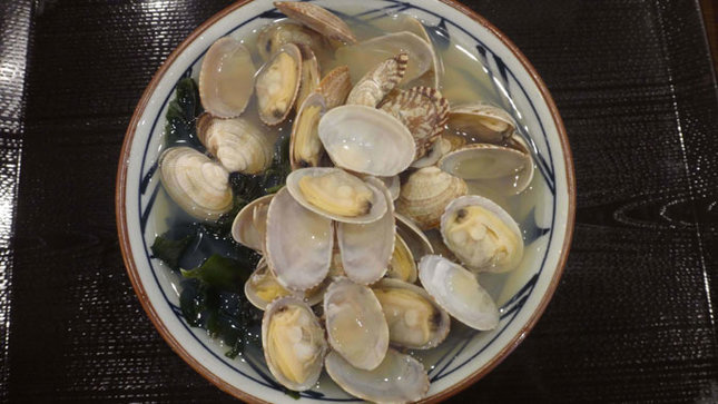 丸亀製麺 あさりうどん
