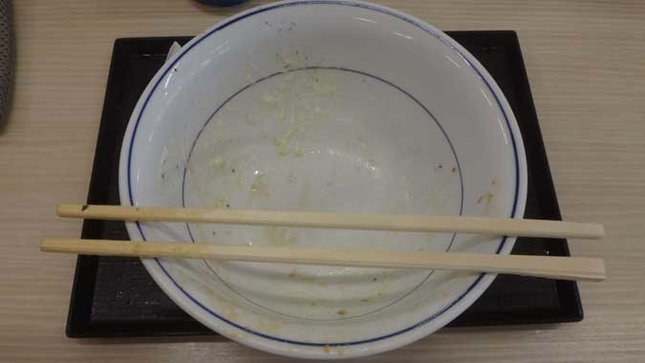 チキンカツとから揚げのタルタル合い盛り丼 完食