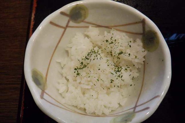 トマたまカレーうどん　ごはん