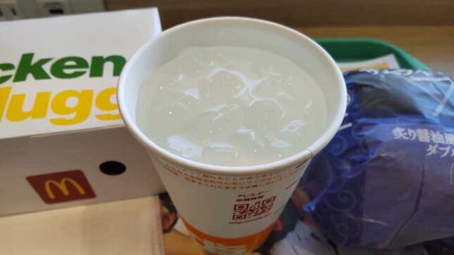 マクドナルド 水