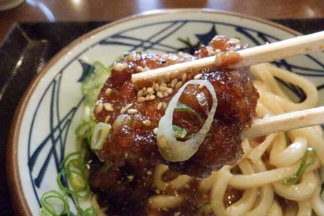丸亀製麺 てりやきタル鶏ぶっかけうどん