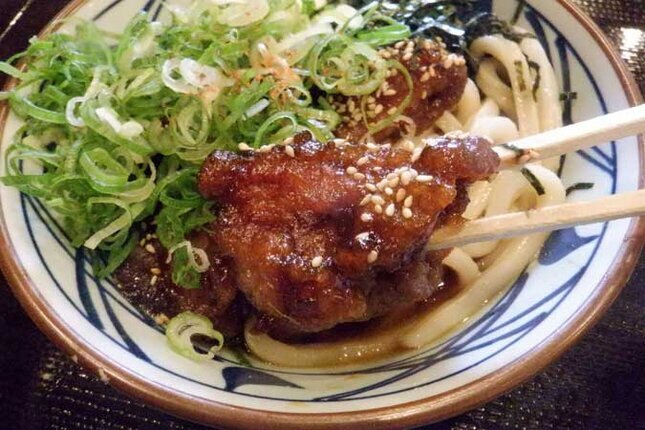 丸亀製麺 てりやきタル鶏ぶっかけうどん