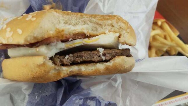 マクドナルドの期間限定メニュー 月見バーガーセット