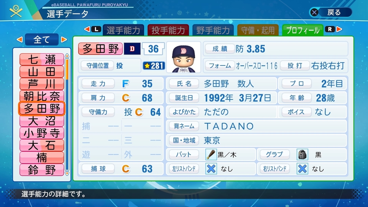 パワプロ 再現選手 北海道日本ハムファイターズ 36 多田野数人 Shiozaki Koube S Blog