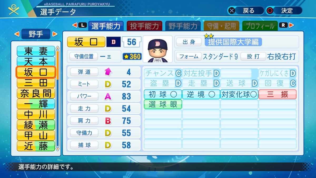 パワプロ 再現選手 智辯和歌山 56 坂口 真規 Shiozaki Koube S Blog パワプロ 再現選手 智辯和歌山 56 坂口 真規 Shiozaki Koube S Blog