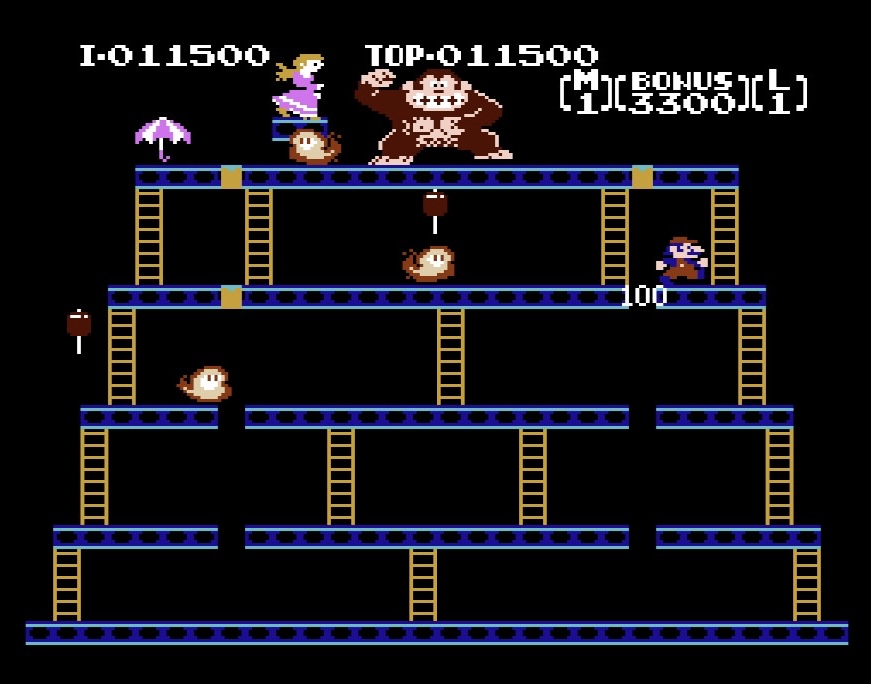 switch世代の16歳がファミコンのドンキーコングで遊んだ感想、レビュー